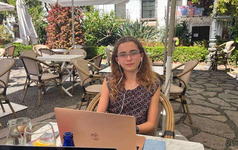 Aanya Sosa embraces the global classroom through Khan World School at ASU Prep